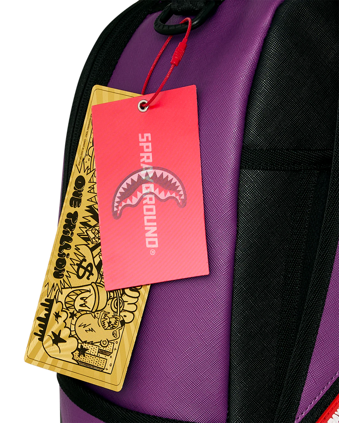 Sprayground Shark Central Bubbly Purple Backpack