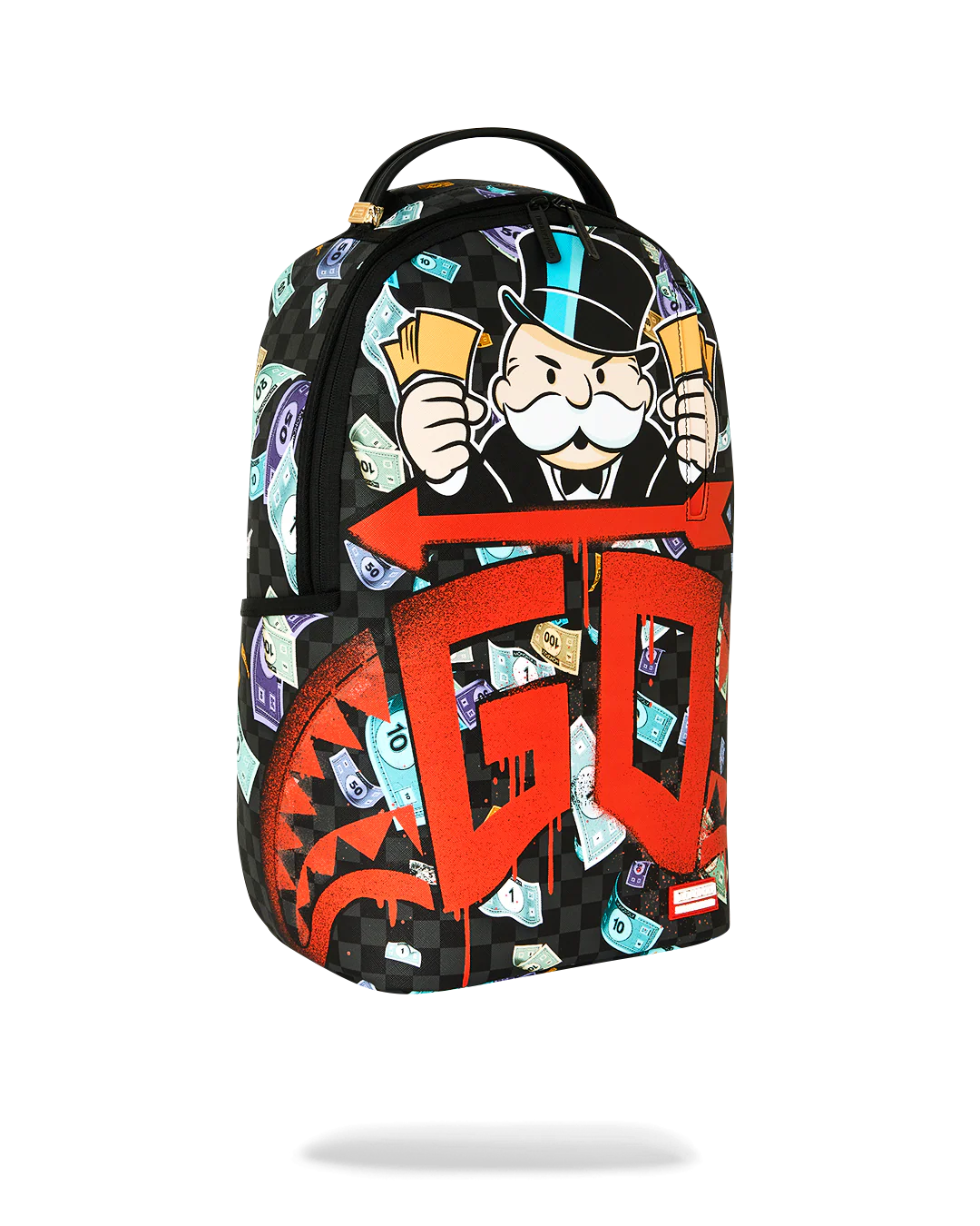 Sprayground Monopoly Time To Go Backpack