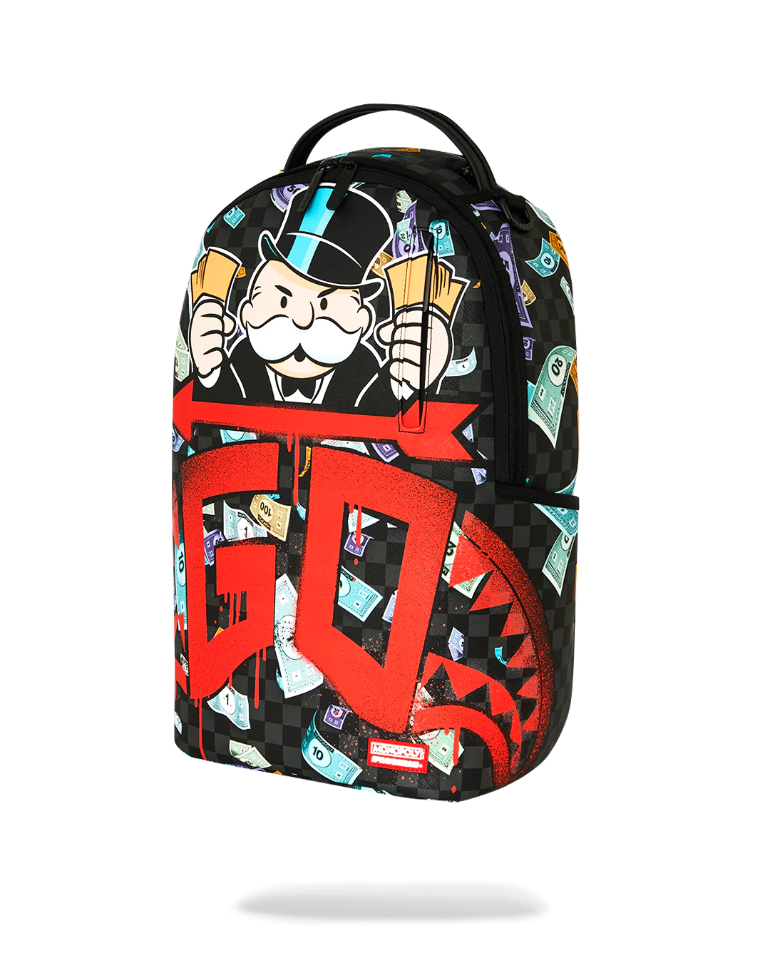Sprayground Monopoly Time To Go Backpack
