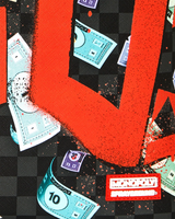 Sprayground Monopoly Time To Go Backpack