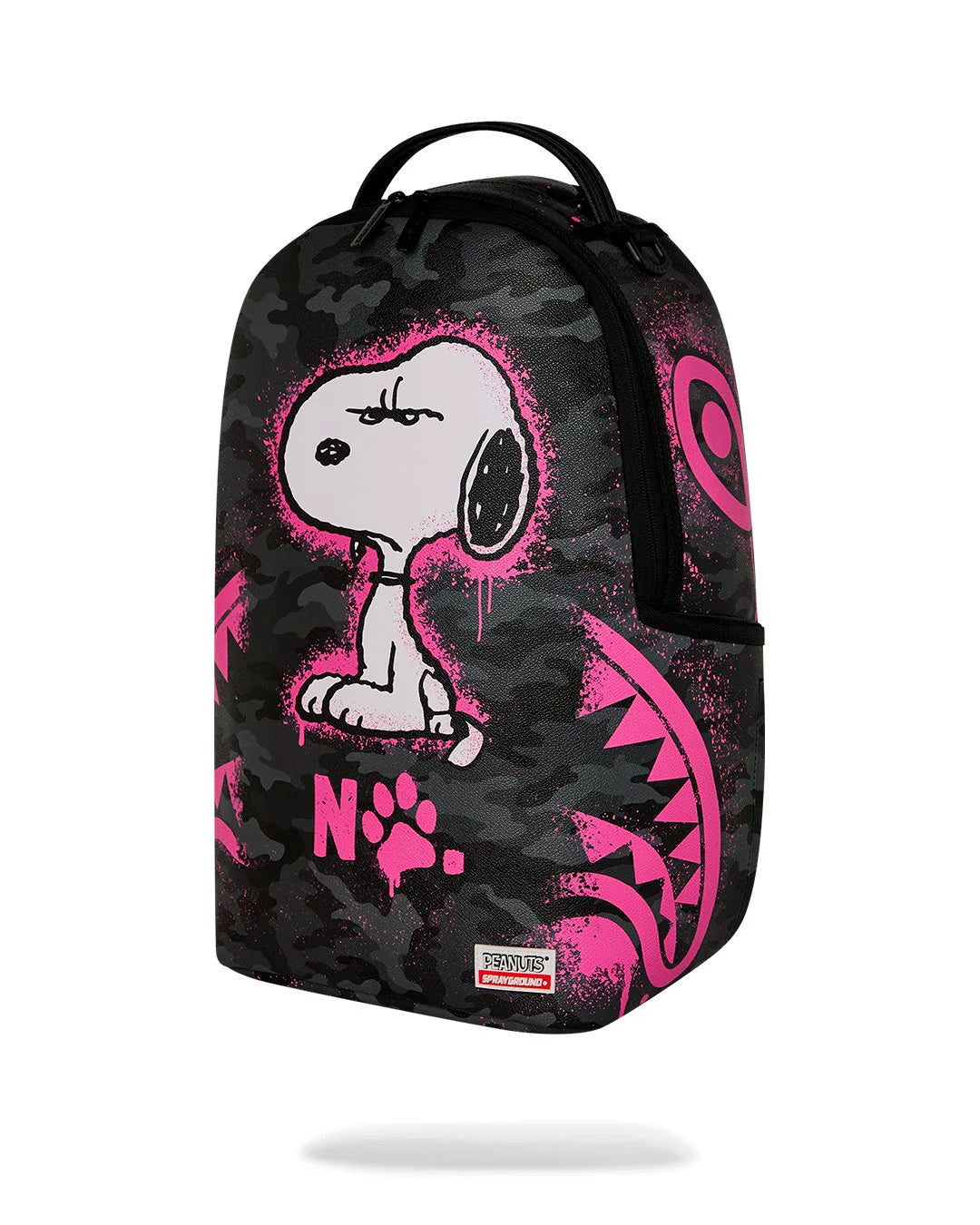 Sprayground Peanuts Snoopy Pink Stencil DLXSV Backpack