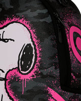 Sprayground Peanuts Snoopy Pink Stencil DLXSV Backpack