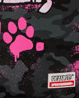 Sprayground Peanuts Snoopy Pink Stencil DLXSV Backpack