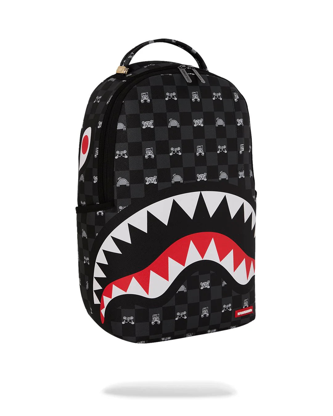 Sprayground Gray Peeking Character DLXSV Backpack