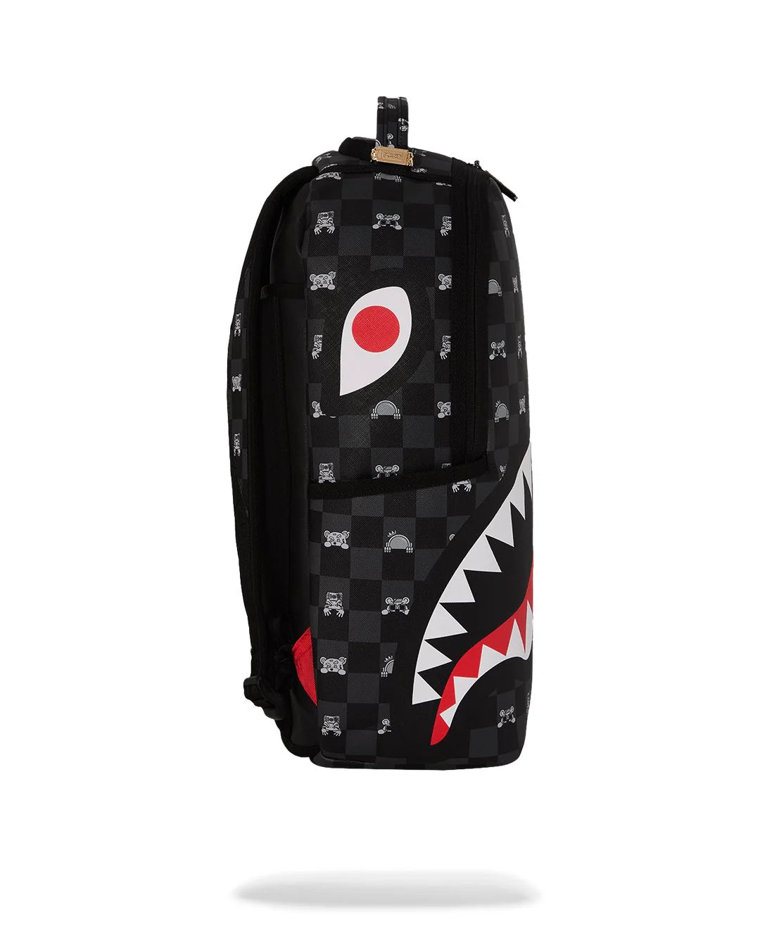 Sprayground Gray Peeking Character DLXSV Backpack