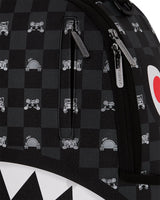 Sprayground Gray Peeking Character DLXSV Backpack