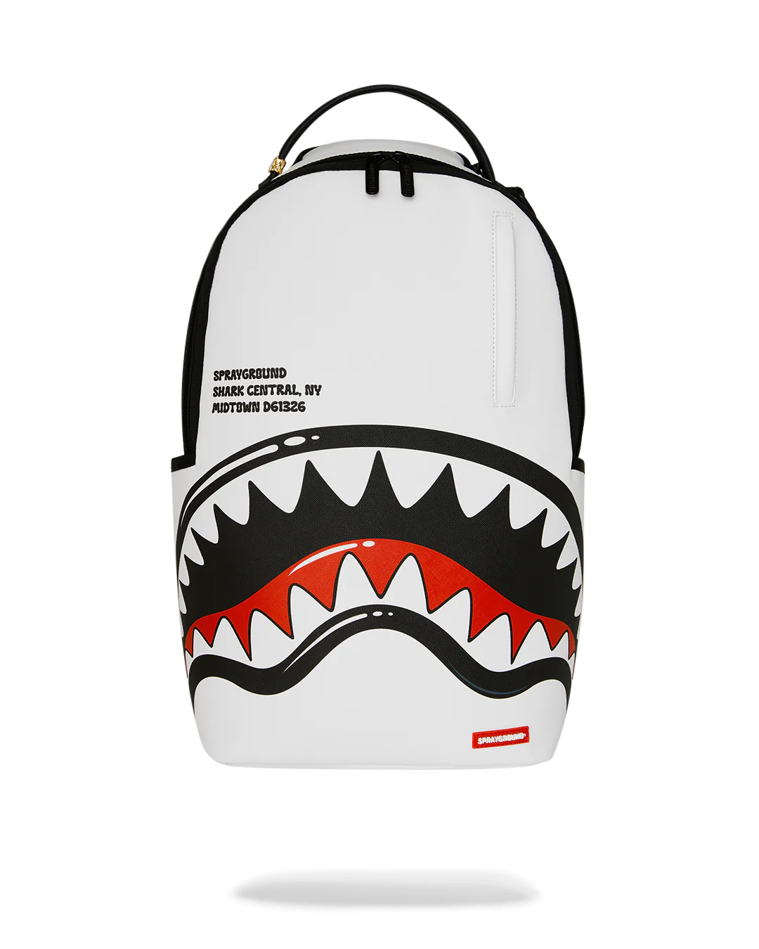 Sprayground Shark Central Bubble Shark White Backpack