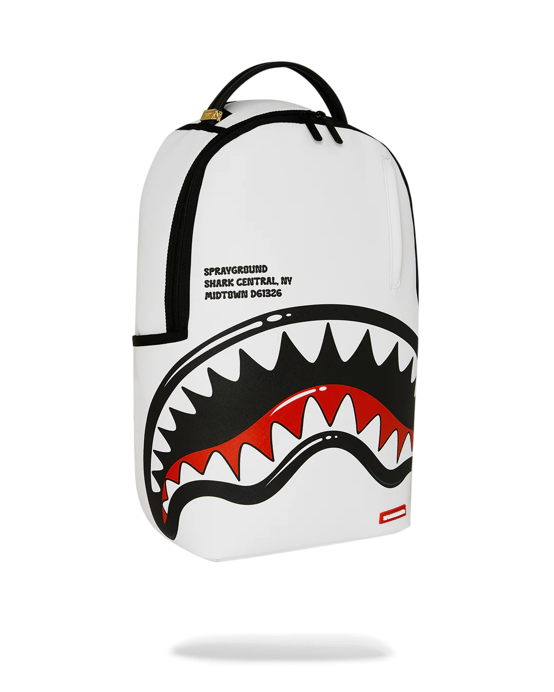 Sprayground Shark Central Bubble Shark White Backpack