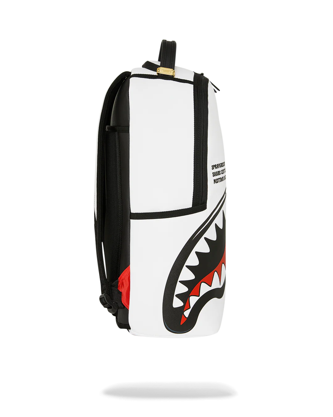 Sprayground Shark Central Bubble Shark White Backpack