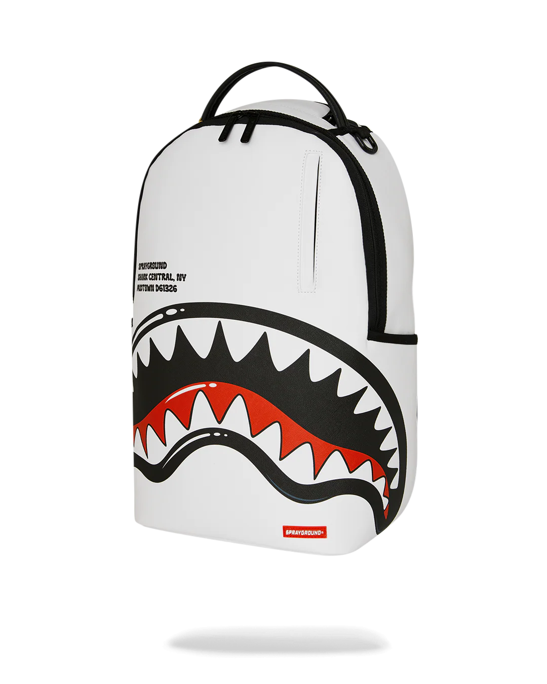Sprayground Shark Central Bubble Shark White Backpack