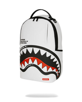 Sprayground Shark Central Bubble Shark White Backpack