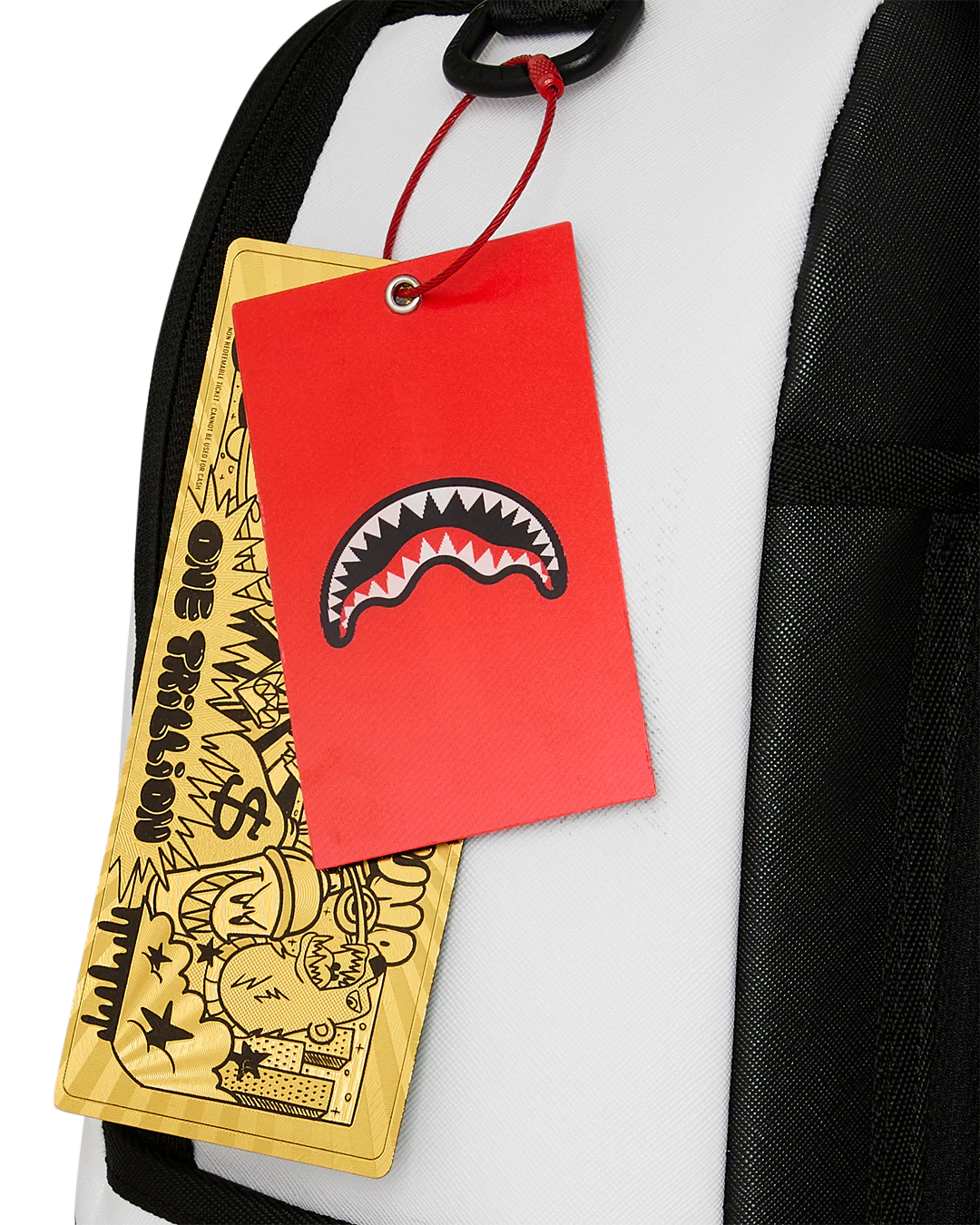 Sprayground Shark Central Bubble Shark White Backpack