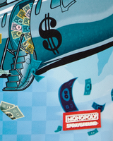 Sprayground Monopoly Jet Rider Backpack