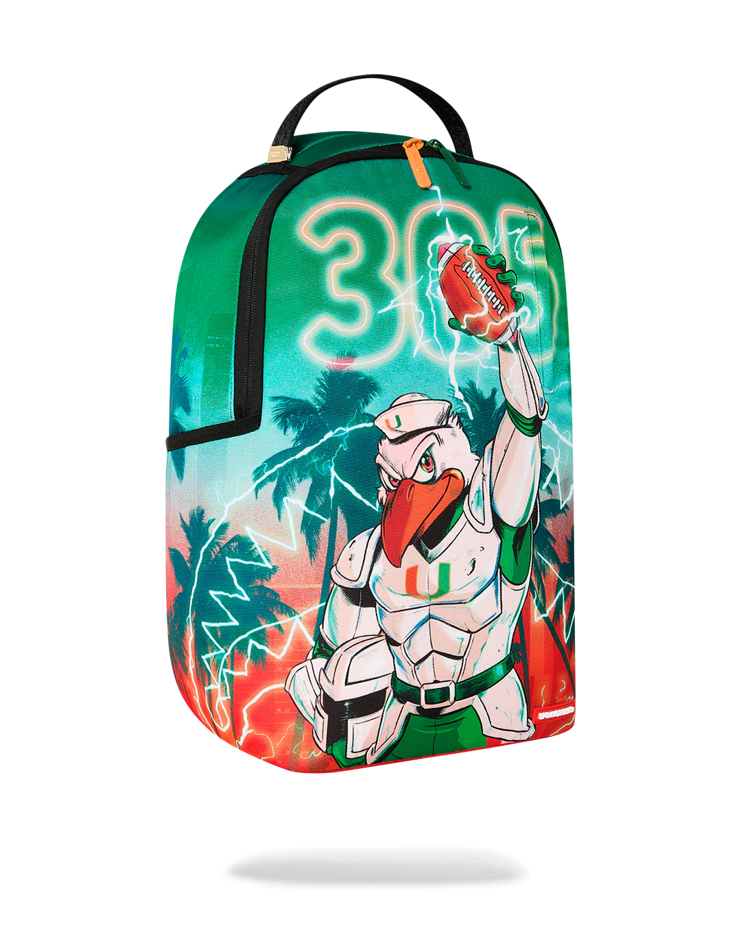Sprayground University of Miami Hurricanes Touchdown Backpack