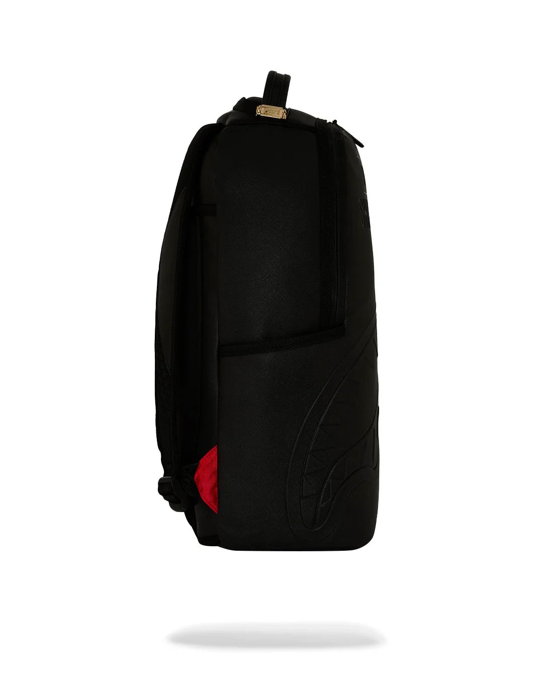 Sprayground Shark Central Embossed Black Nylon Backpack