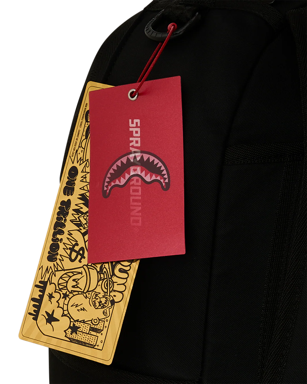 Sprayground Shark Central 2 Black and White Backpack