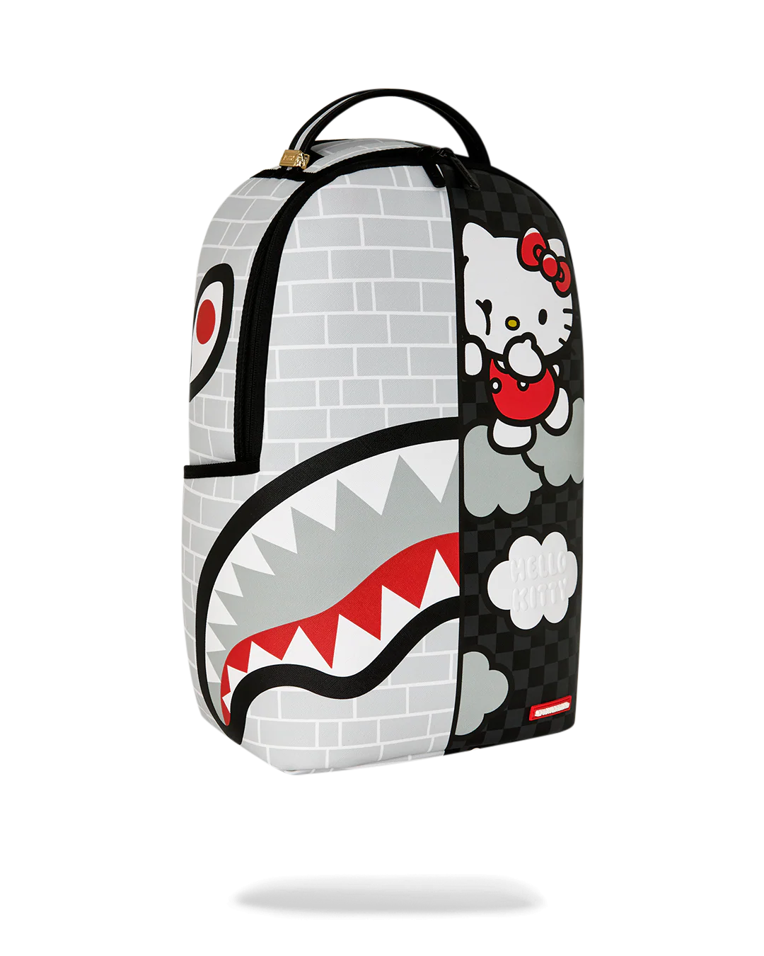 Sprayground Hello Kitty Offcial Collab Brick Wall Split Backpack