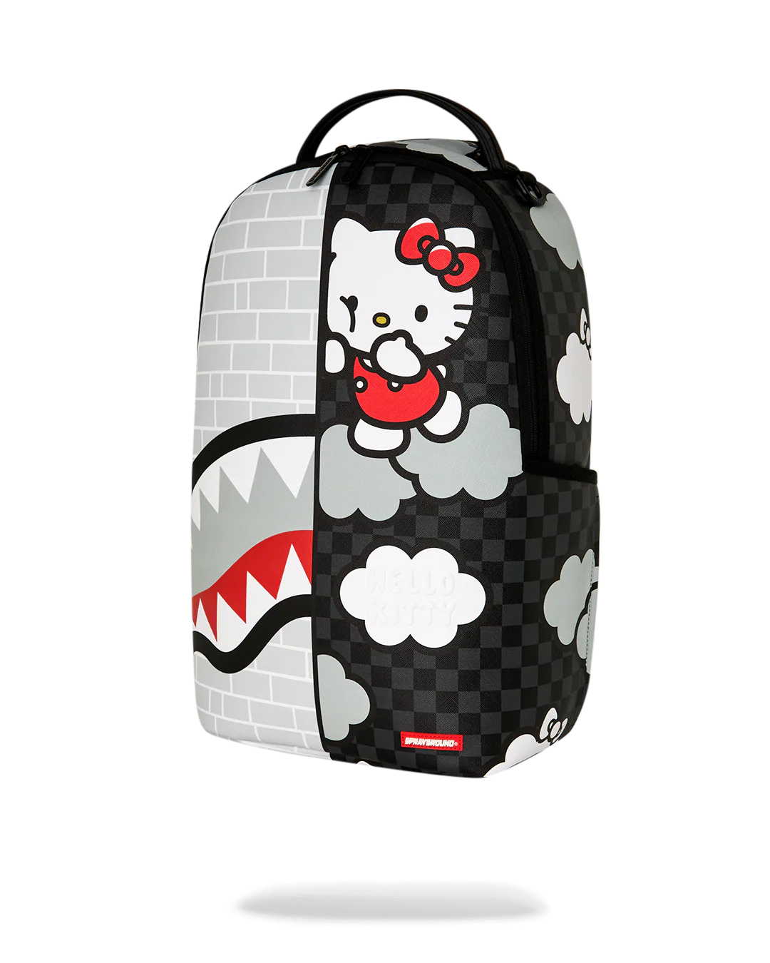 Sprayground Hello Kitty Offcial Collab Brick Wall Split Backpack