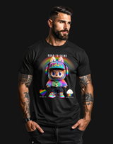 Born To Shine – Papi Rainbow Graphic Tee