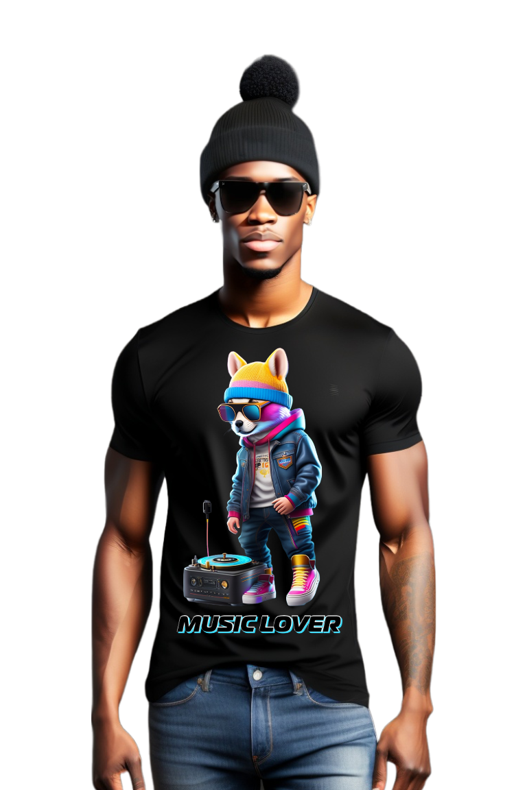 Music Lover Bunny T-Shirts | Grooveman Music