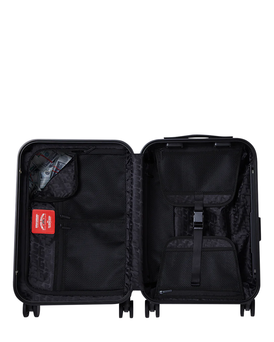 Sprayground Sharknautics Gunmetal Carry On Hardshell Luggage - Grooveman Music