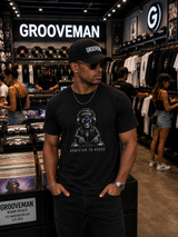 Grooveman Addicted to House Black Collection Graphic T-Shirt