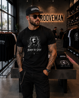 Born to Spin DJ Graphic T-Shirt – Grooveman Black Collection
