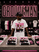 Grooveman DAAAAMN! Pink Graphic T-Shirt – Premium Streetwear Tee
