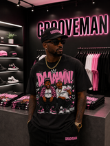 Grooveman DAAAAMN! Pink Graphic T-Shirt – Premium Streetwear Tee