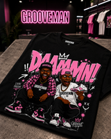 Grooveman DAAAAMN! Pink Graphic T-Shirt – Premium Streetwear Tee