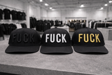 F★ck 3D embroidered snapback hat – Grooveman exclusive