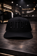 Bitch 3D snapback hat Grooveman Exclusive