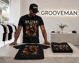 No Fear Skull Teddy Tee – Streetwear Graphic T-Shirt for Men | Grooveman