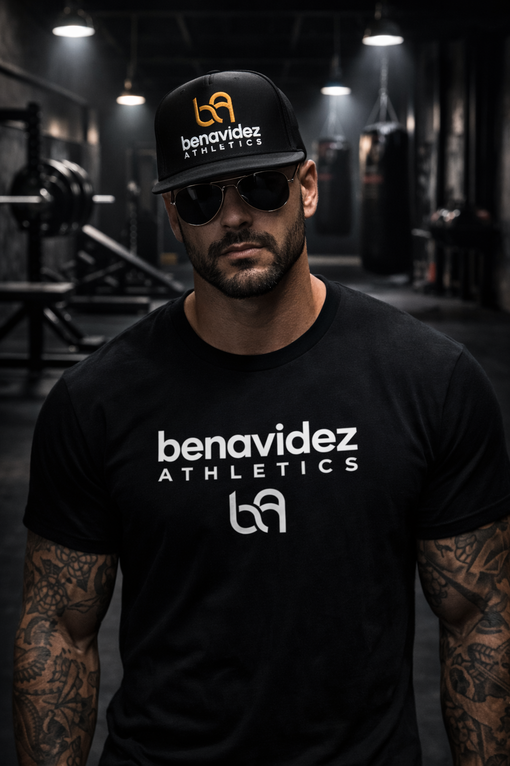Benavidez Athletics Logo Performance T-Shirt – Black