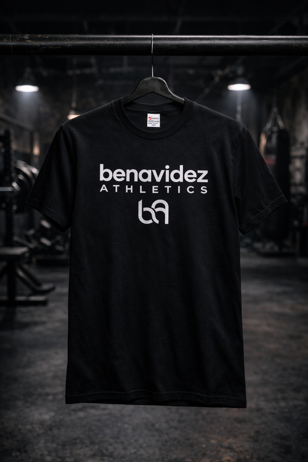 Benavidez Athletics Logo Performance T-Shirt – Black