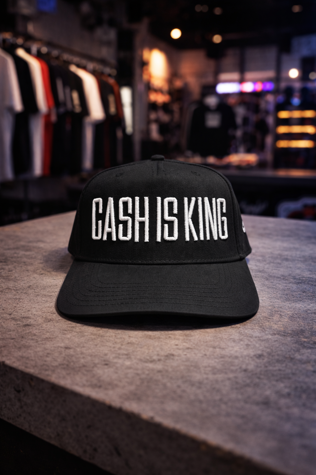 Cash Is King Hat – Premium Snapback Cap | Grooveman Streetwear