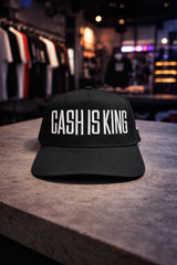 Cash Is King Hat – Premium Snapback Cap | Grooveman Streetwear