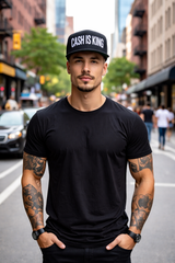 Cash Is King Hat – Premium Snapback Cap | Grooveman Streetwear