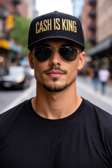 Cash Is King Hat – Premium Snapback Cap | Grooveman Streetwear