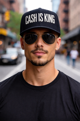 Cash Is King Hat – Premium Snapback Cap | Grooveman Streetwear