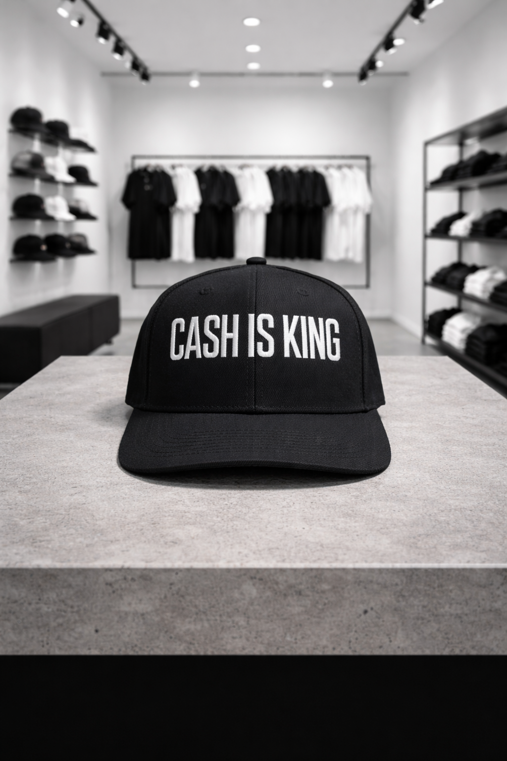 Cash Is King Hat – Premium Snapback Cap | Grooveman Streetwear