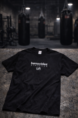 Benavidez Athletics Essential Logo T-Shirt – Black (Minimal Logo Edition)