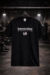 Benavidez Athletics Essential Logo T-Shirt – Black (Minimal Logo Edition)