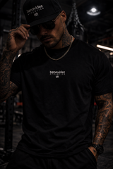 Benavidez Athletics Essential Logo T-Shirt – Black (Minimal Logo Edition)