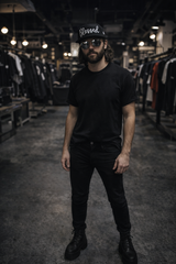 Blessed 3D Embroidered Snapback Hat – Black Streetwear Cap