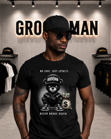 Grooveman “No Love Just Loyalty” Graphic T-Shirt – Premium Black Streetwear Tee