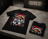 Royal Bunny Chaos Graphic T-Shirt – Grooveman Luxury Streetwear Tee
