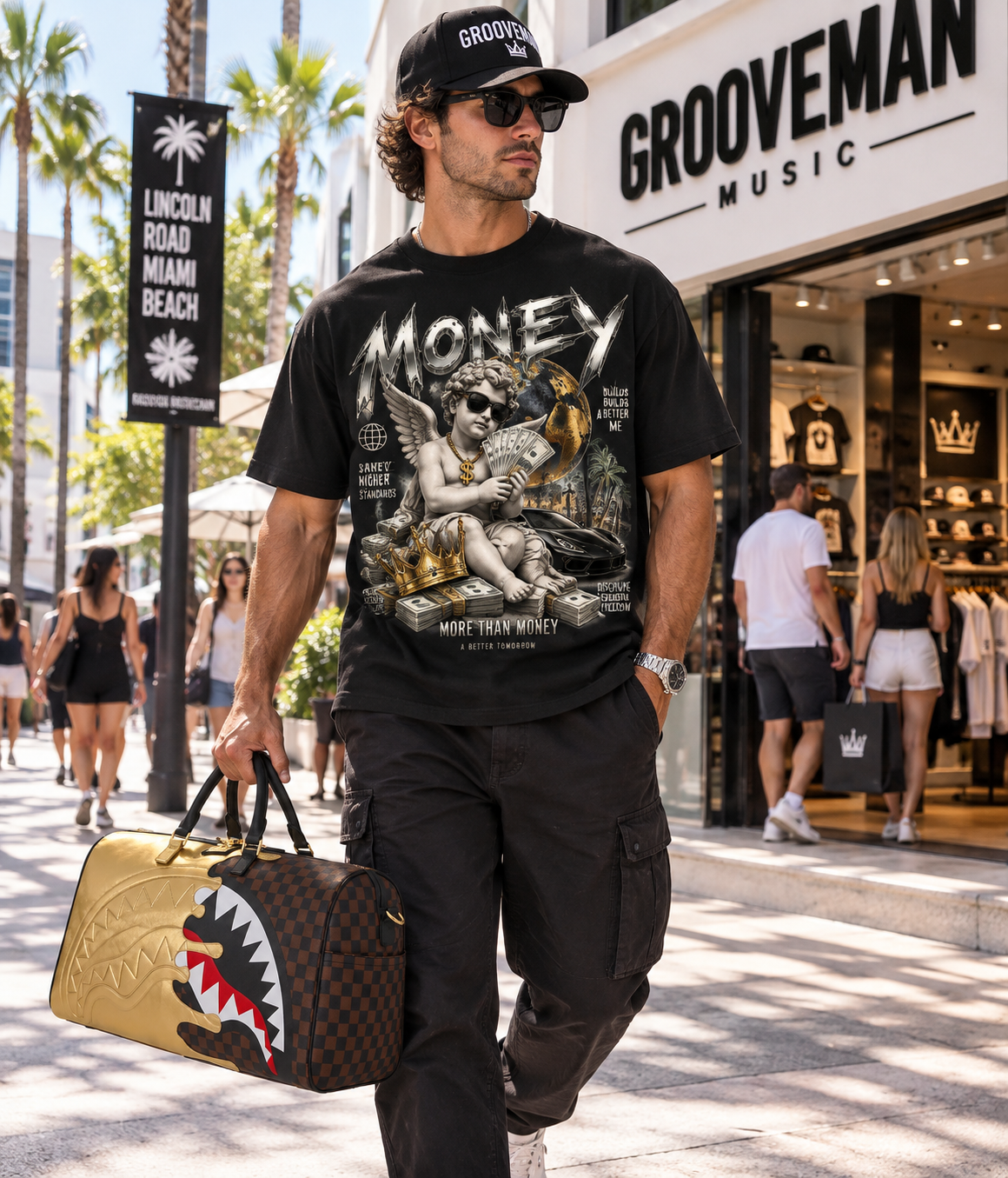 Money Cherub Graphic T-Shirt – Luxury Streetwear Tee
