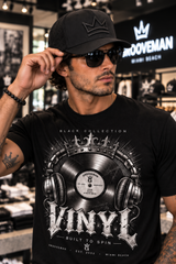 Grooveman Crown 5-Panel Snapback Hat – 3D Embroidered
