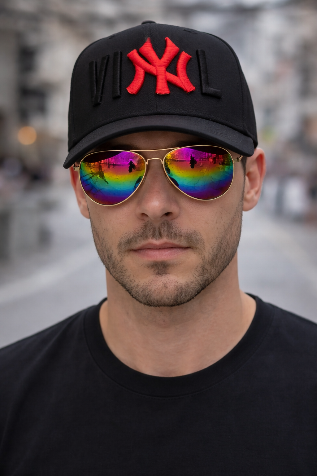 VI NY L Baseball Hat – 3D Embroidery Streetwear Cap | Grooveman Exclusive